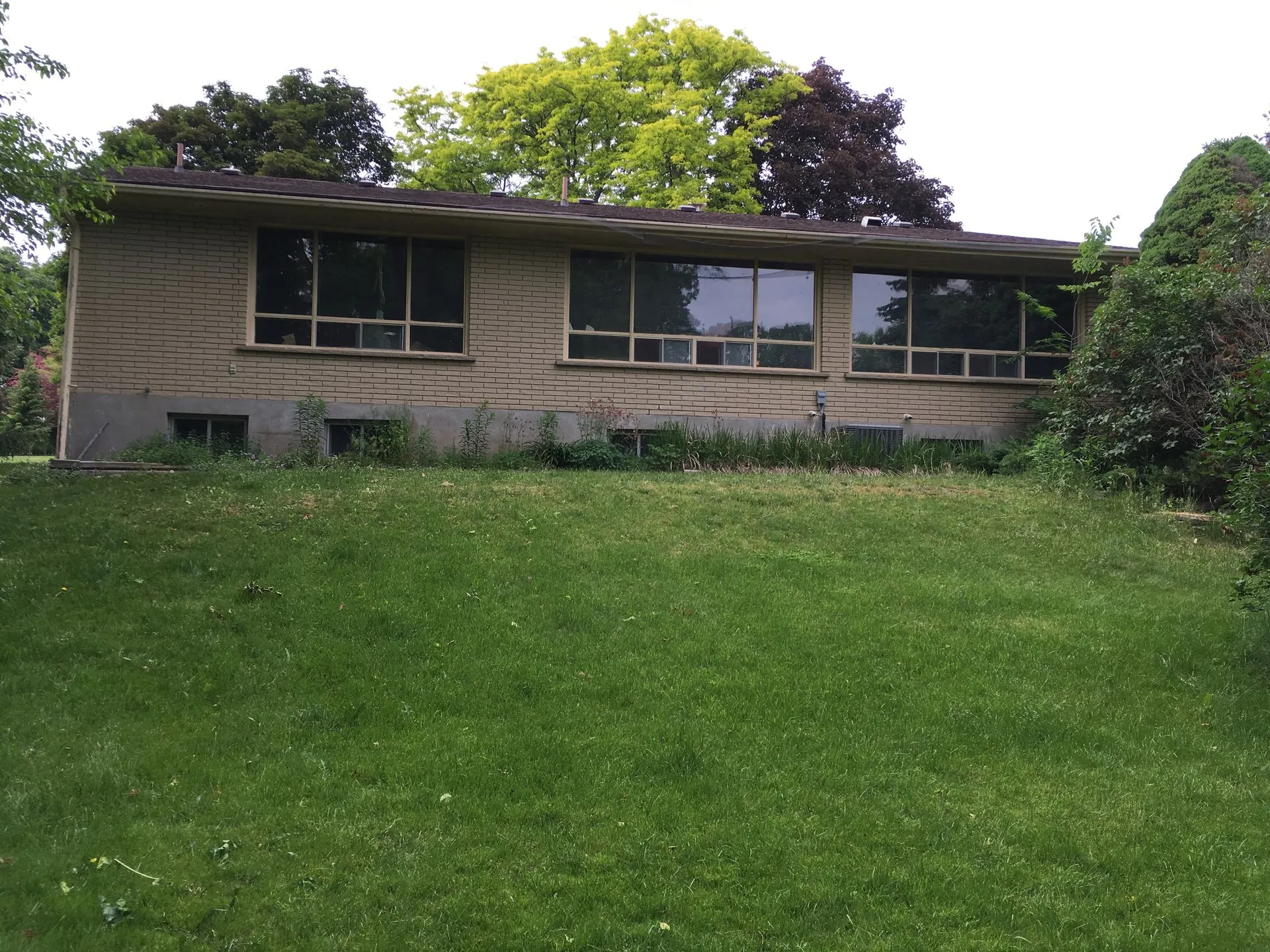 Back of the house before the renovation